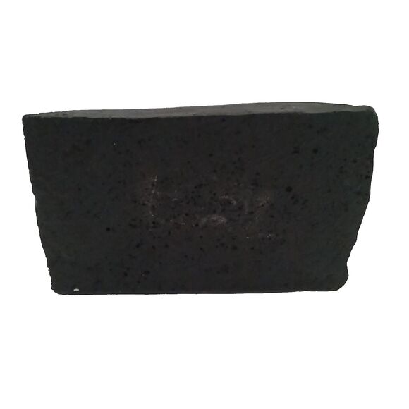 Hand Crafted From Coal Pair Of Owls Mates Statue Black With Red Rhinestone Eyes - Picture 7 of 11